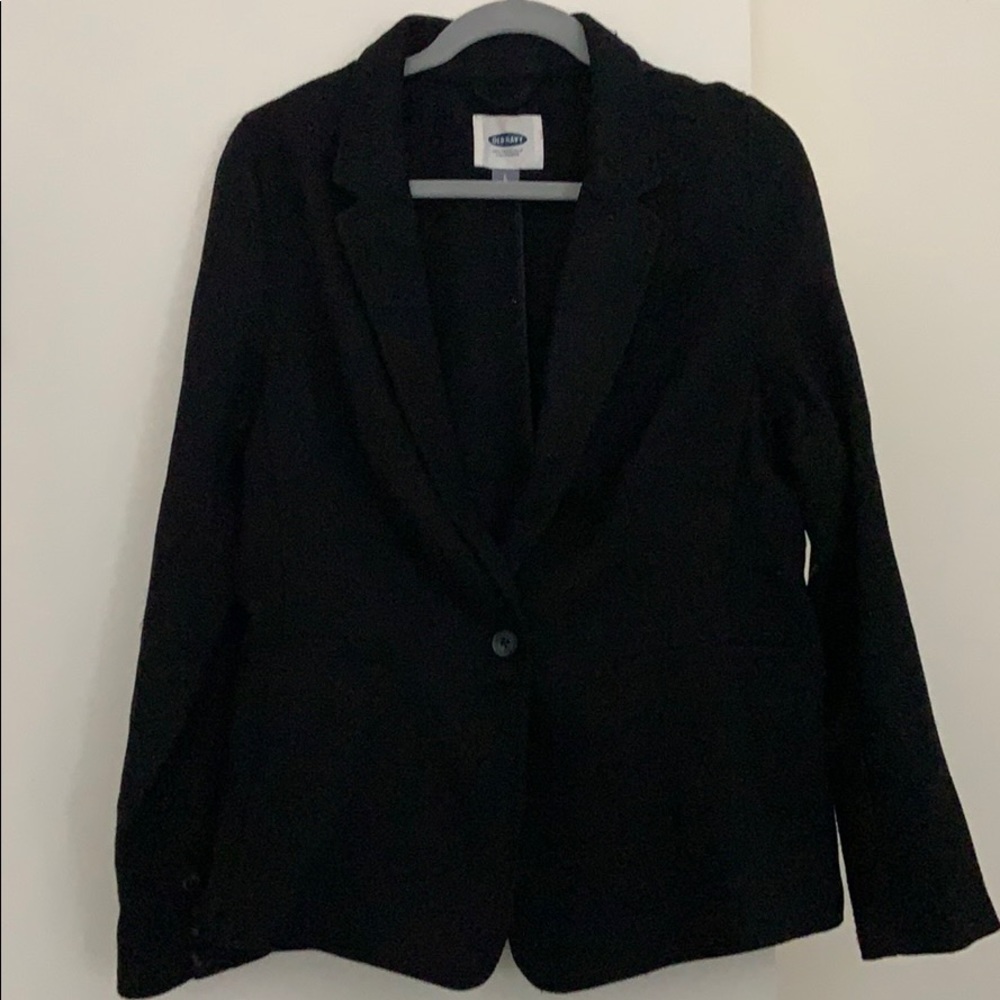 Black Old Navy soft blazer